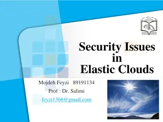 Challenges and Solutions in Elastic Cloud Security