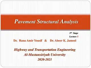 Nonlinear Analysis of Pavement Structural Stresses and Deflections