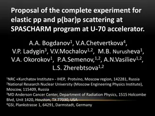 Investigation of Spin Observables in Elastic pp and p(bar)p Scattering at SPASCHARM Program