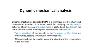 Dynamic Mechanical Analysis (DMA) for Material Characterization