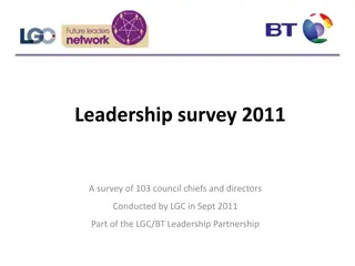 Leadership Challenges in Local Government: Insights from a 2011 Survey