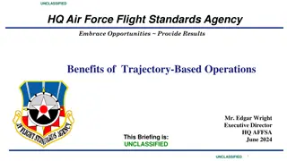 Benefits of Trajectory-Based Operations for Military Aircraft