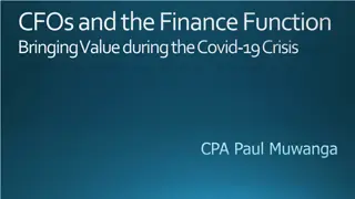 Navigating Challenges: CFOs Bringing Value in the Covid-19 Era