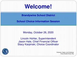 Brandywine School District School Choice Information Session