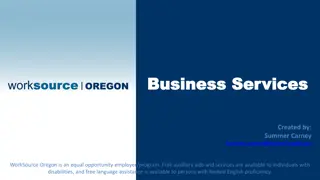 WorkSource Oregon Business Services Overview