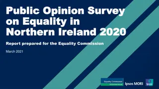 Public Opinion Survey on Equality in Northern Ireland 2020 Report Summary