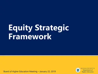 Equity Strategic Framework in Higher Education Meeting