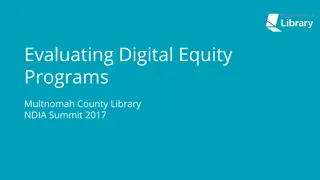 Digital Equity Initiatives and Success Framework