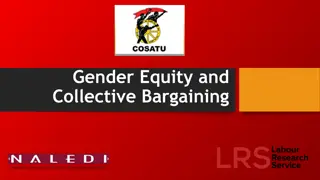 Gender Equity and Collective Bargaining for Women Workers