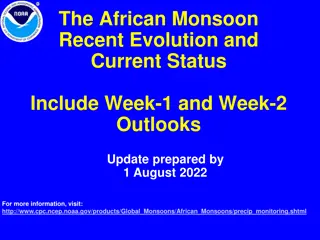 African Monsoon: Recent Evolution and Current Status Update