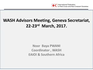 Updates from WASH Advisors Meeting in Geneva, March 2017