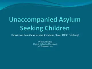 Case Studies from Vulnerable Children's Clinic: Dr. Kemal Ibrahim Evaluation