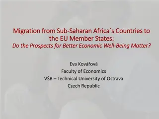 Migration from Sub-Saharan Africa to EU Member States: Economic Well-Being Prospects