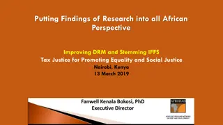 African Perspectives on Improving Tax Justice and Addressing Debt Issues