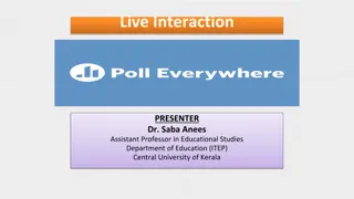 Enhancing Student Engagement with Poll Everywhere in Education