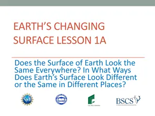 Exploring Earth's Changing Surface: Landforms and Geography