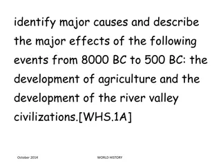 Major Causes and Effects of Key Historical Events