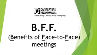 Benefits of Face-to-Face Meetings in Overeaters Anonymous