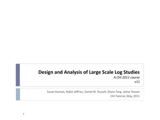 Overview of Large Scale Log Studies in HCI