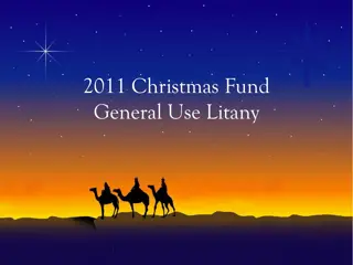 Let Your Face Shine - Psalm 80 Litany for Christmas Fund