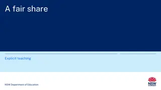 Understanding Fair Share and Percentage Changes