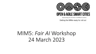 MIM 5 Fair Artificial Intelligence Workshop Overview