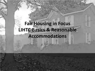 Fair Housing Laws and LIHTC Basics