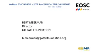 Webinar on Value of FAIR Evaluators in EOSC-Nordic Step 5