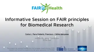 FAIR Principles in Biomedical Research