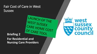 Overview of Fair Cost of Care Initiative in West Sussex