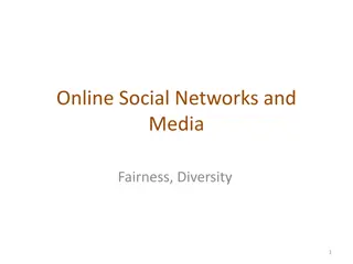 Ensuring Fairness and Diversity in Online Social Networks and Media