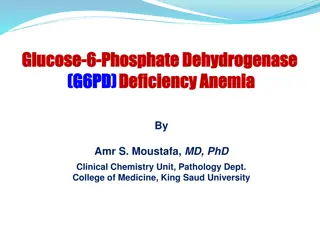 G6PD Deficiency Hemolytic Anemia: Biochemical Basis and Implications