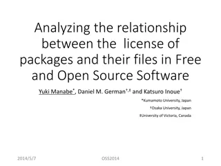 Analyzing the Relationship Between Software Licenses