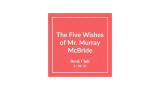 The Five Wishes of Mr. Murray McBride Book Club Discussion Highlights