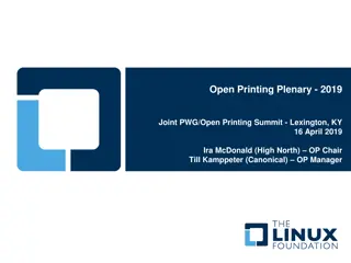 Linux Printing Technologies Overview