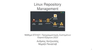 Linux Package Management and Repositories