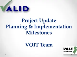 Library Consortium VOIT Implementation Update