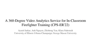 Enhancing Firefighter Training through 360-Degree Video Analytics