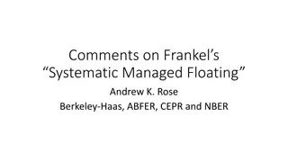 Insights on Frankel's Systematic Managed Floating: A Detailed Analysis by Andrew K. Rose