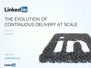 Evolution of Continuous Delivery at Scale