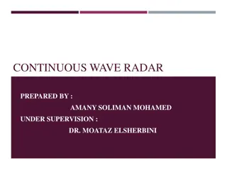 Continuous Wave Radar Systems Overview