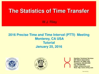 Time Transfer Statistics in Technical Services