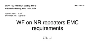 Approval Workflow for NR Repeaters EMC Requirements