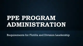 PPE Program Administration Guidelines for Flotilla and Division Leadership