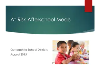 Afterschool Meals Outreach Program Details