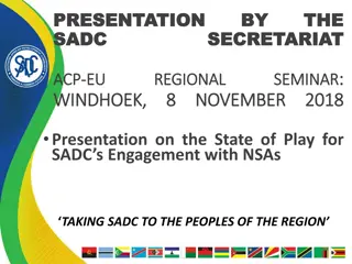 Enhancing Civil Society Engagement in SADC Region