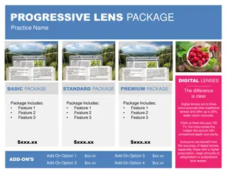 Enhance Your Vision with Progressive Lens Packages