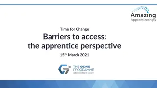 Challenges Faced by Apprentices in Accessing Opportunities