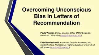 Gender Bias in Academic Letters of Recommendation