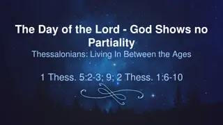 Living Between the Ages: The Day of the Lord in Thessalonians